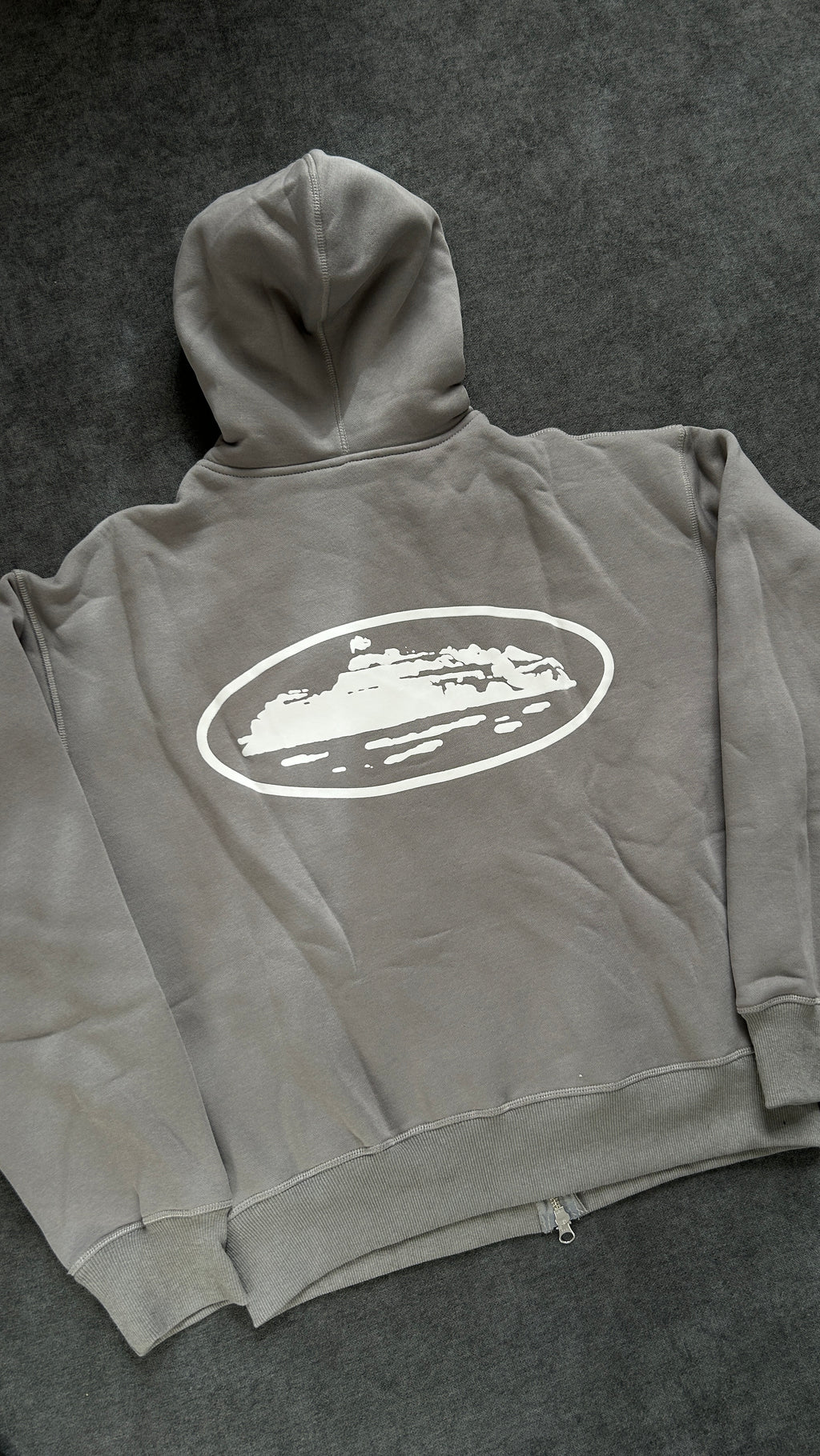 Corteiz Island Puff-print Zip Up