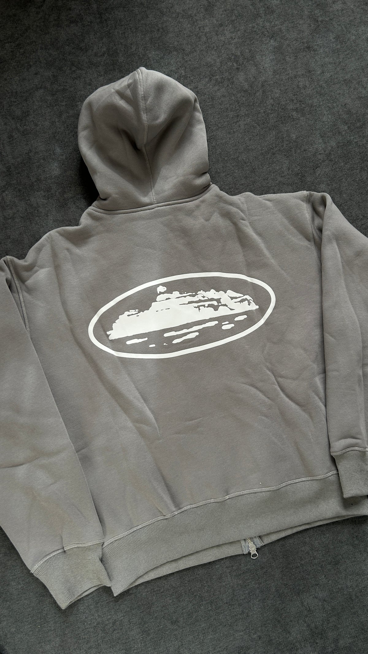 Corteiz Island Puff-print Zip Up