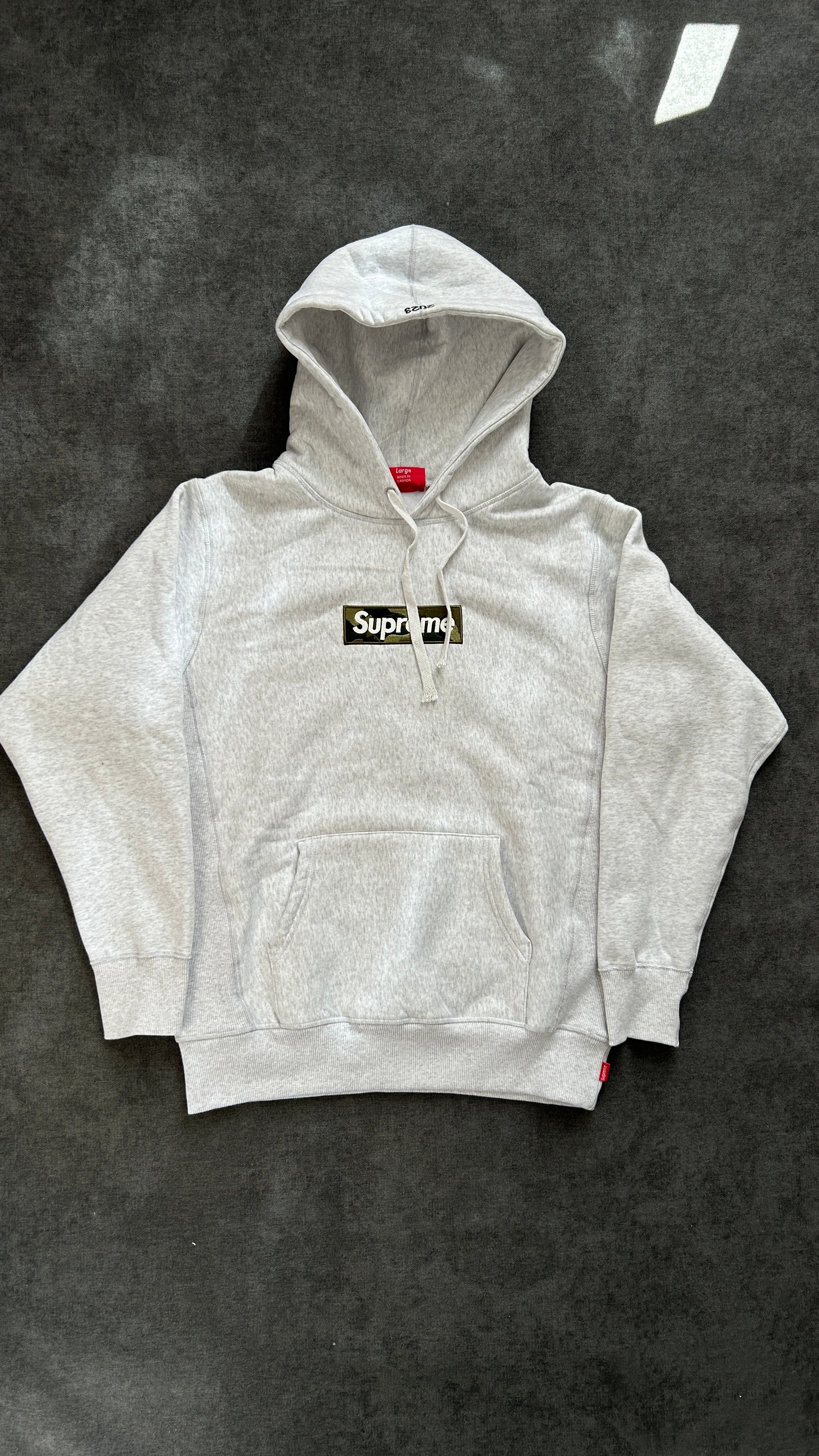 Hoodie Supreme Box Logo Camo