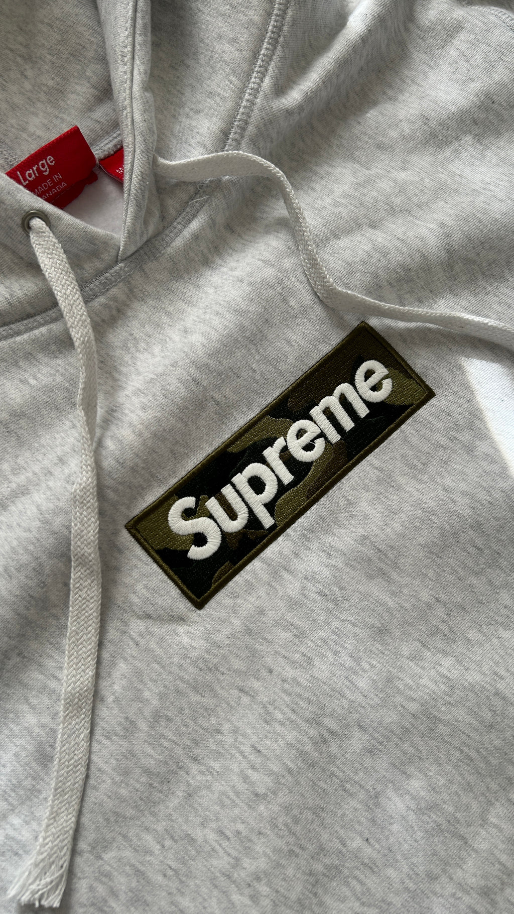 Hoodie Supreme Box Logo Camo