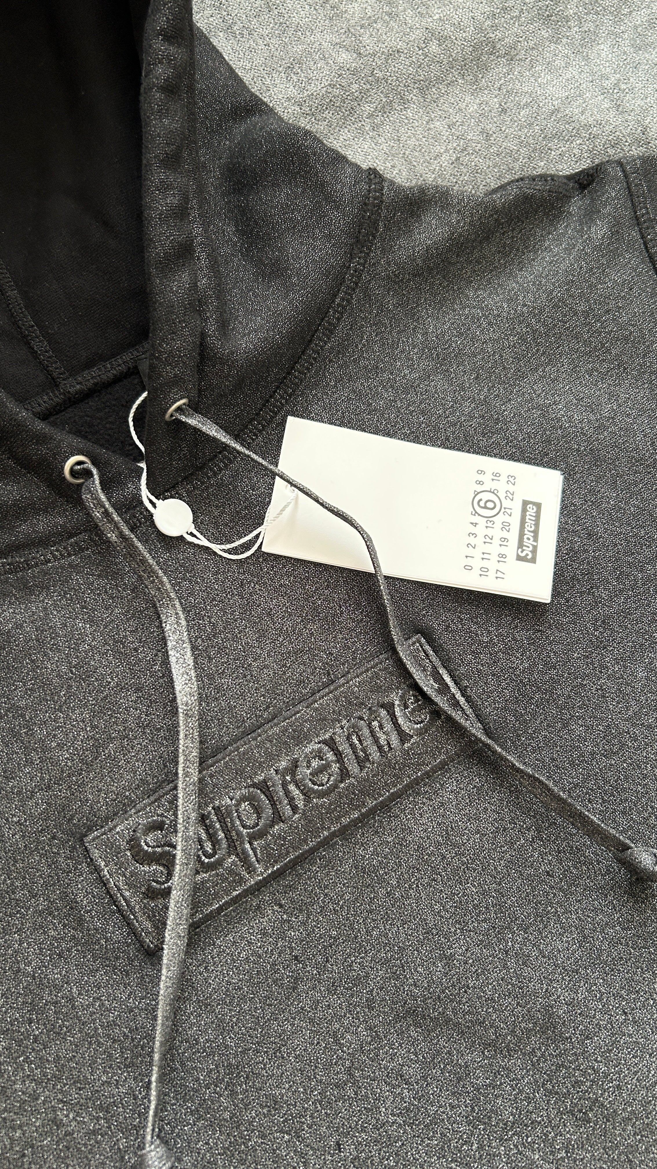 Supreme MM6 Foil Box Logo Hoddie