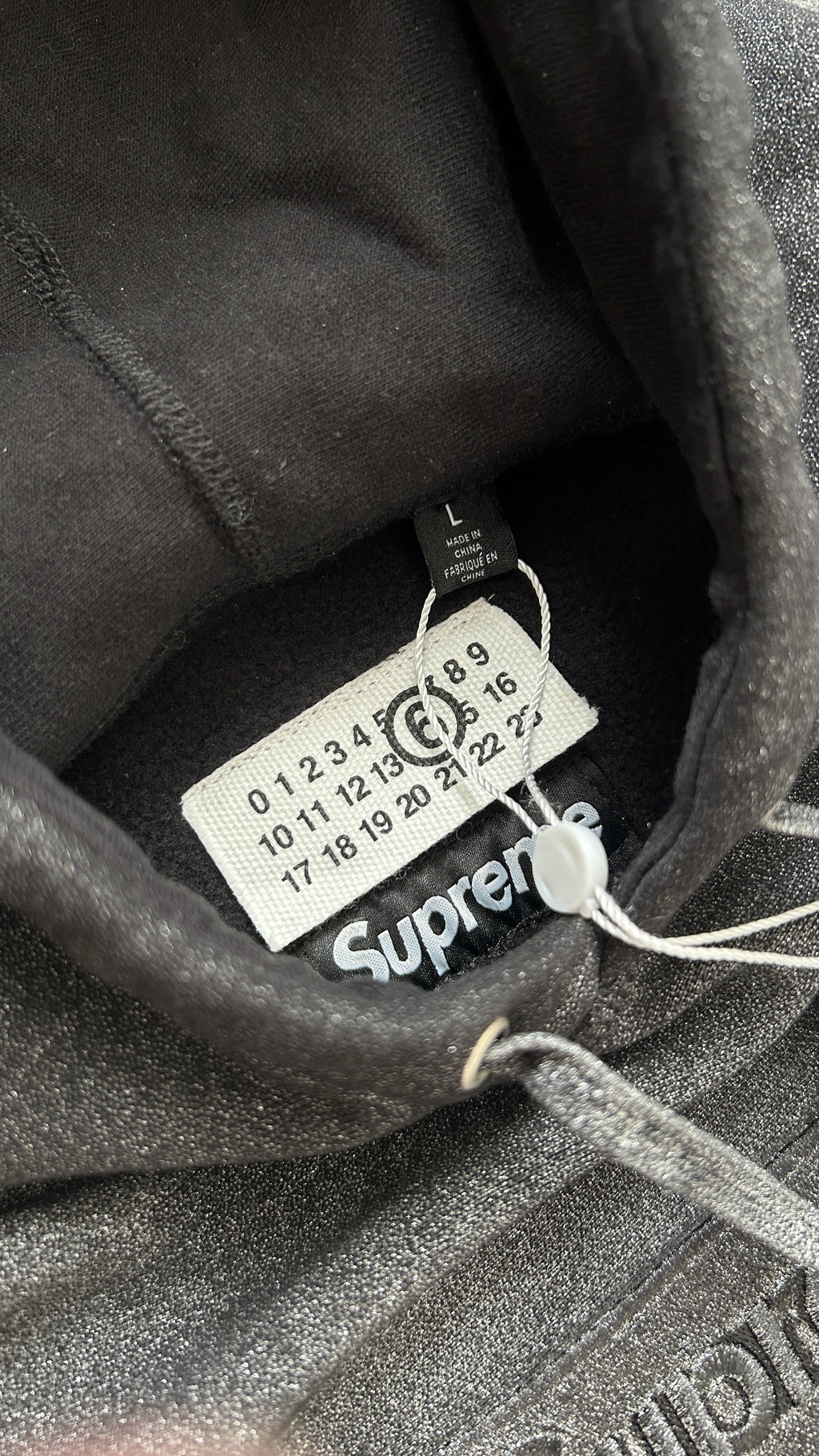 Supreme MM6 Foil Box Logo Hoddie