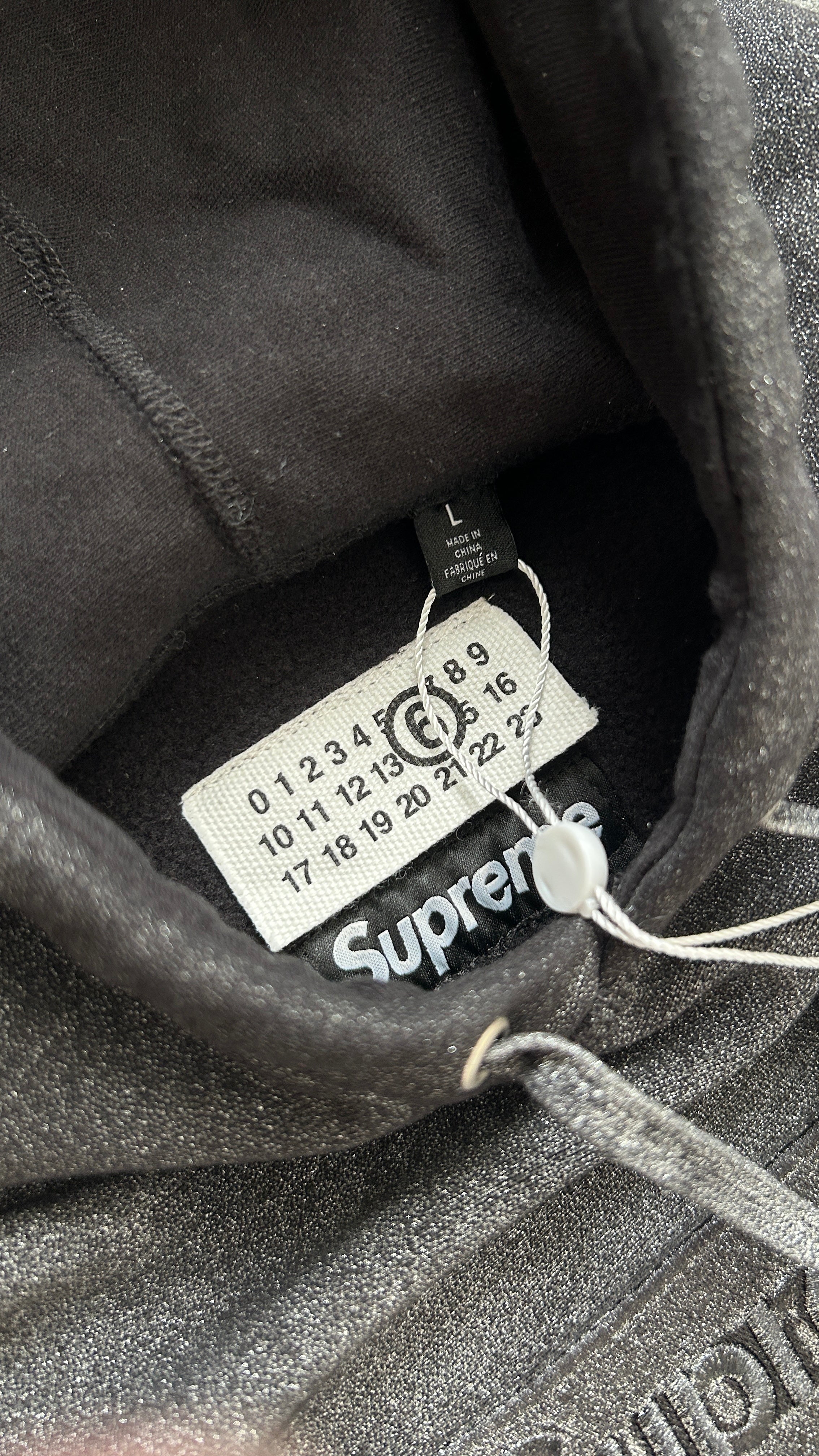 Supreme MM6 Foil Box Logo Hoddie