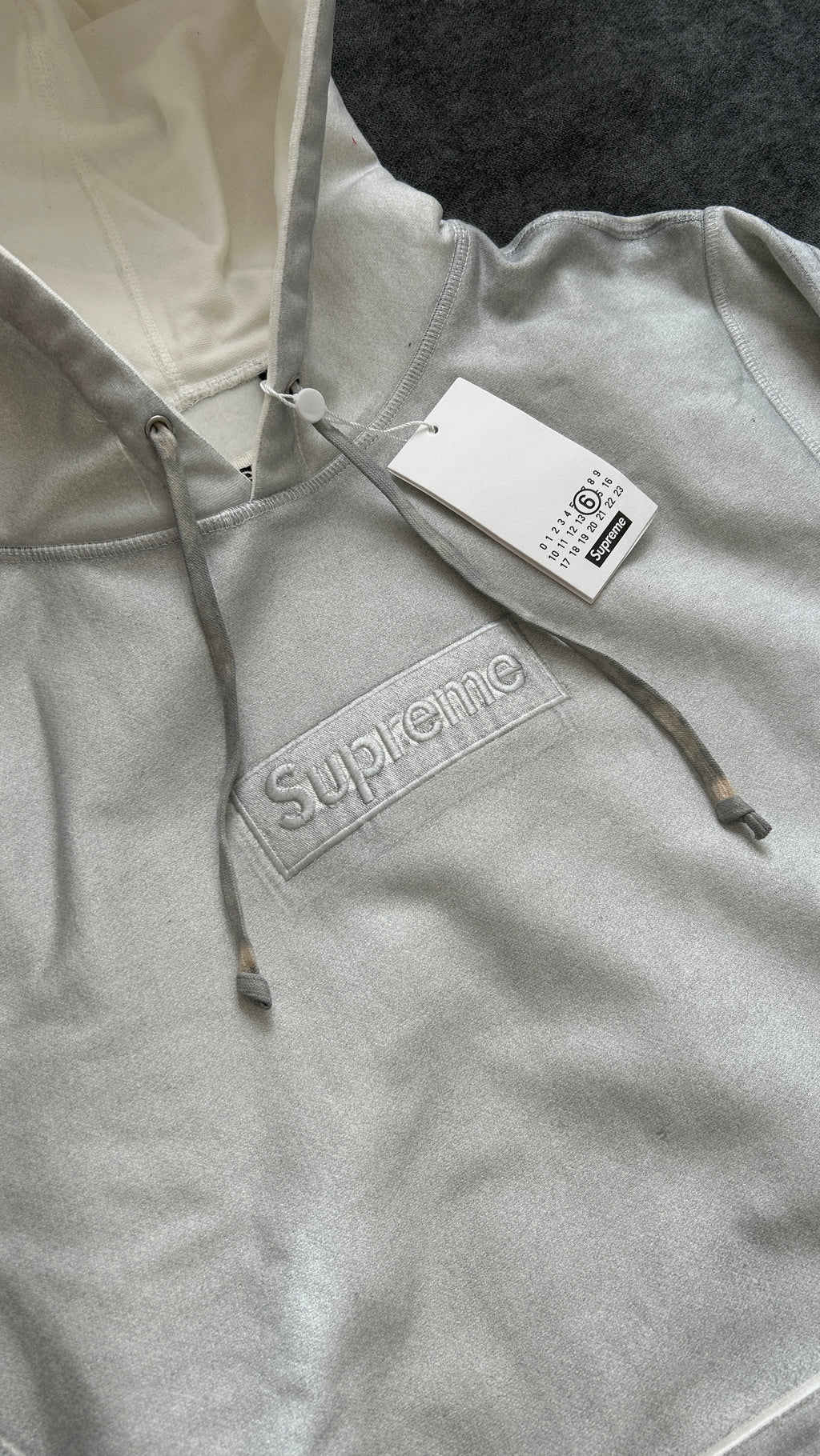 Supreme MM6 Foil Box Logo Hoddie