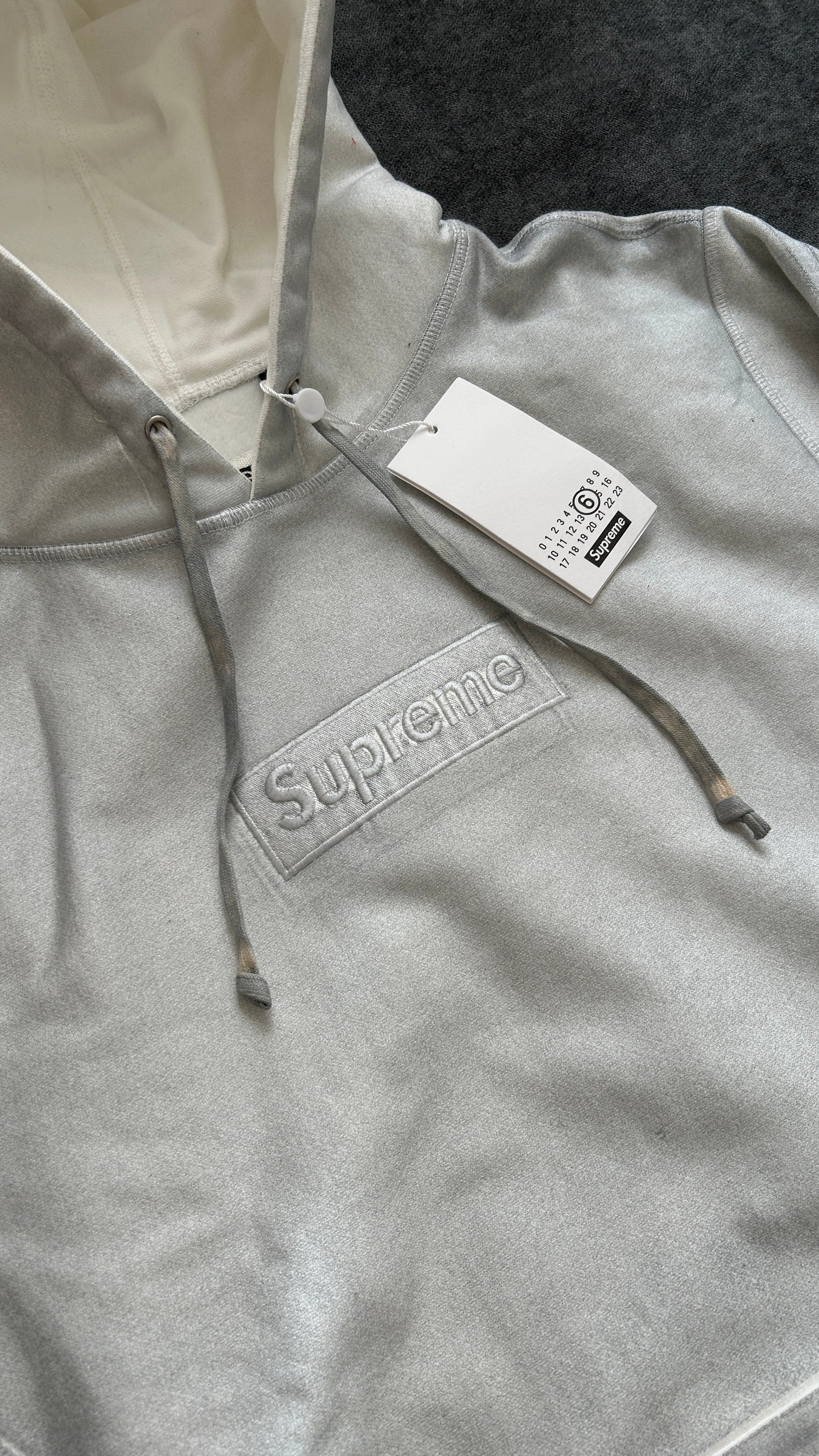 Supreme MM6 Foil Box Logo Hoddie