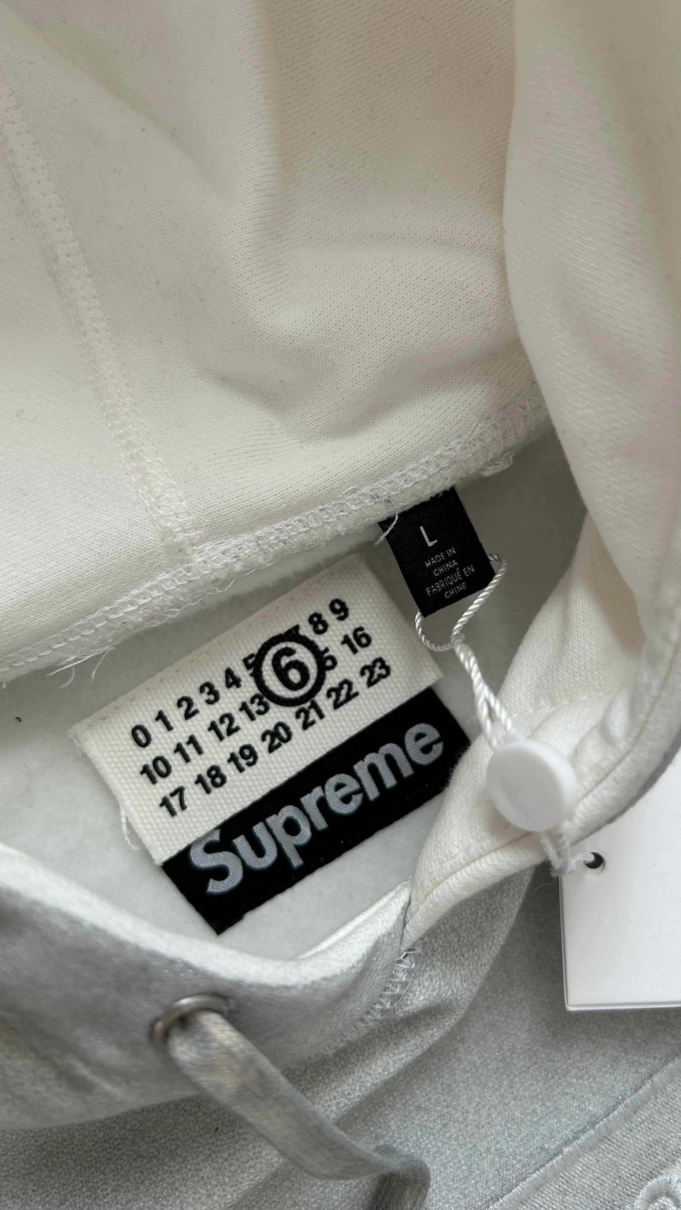 Supreme MM6 Foil Box Logo Hoddie