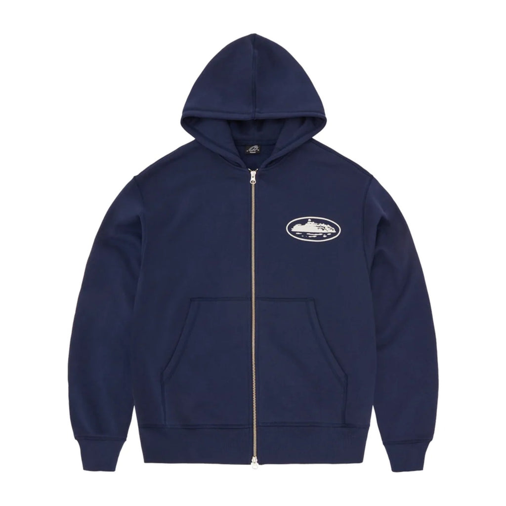 Corteiz Island Puff-print Zip Up